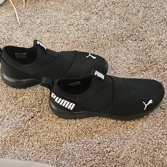 Puma Black Slip-On Sneakers - Picture 3 of 5